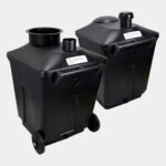 Green Toilet 330 kompostikäymälä ja vaihtosäiliö musta