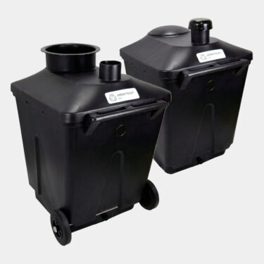 Green Toilet 330 kompostikäymälä ja vaihtosäiliö musta