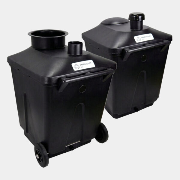 Green Toilet 330 kompostikäymälä ja vaihtosäiliö musta