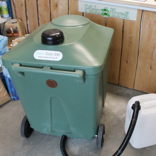 Green composter for toilet waste