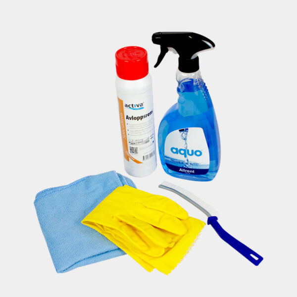 cleaning kit for separating toilet