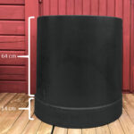 Korokerengas GeoTrap Suodattimelle Mittakuva