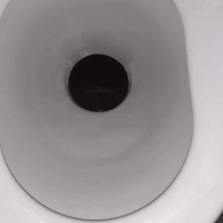 Cannot see in composting toilet unit