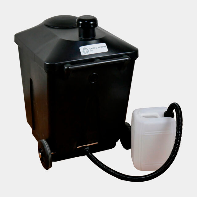 Käymäläjätekompostori (musta)