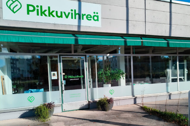 Pikkuvihreä myymälä