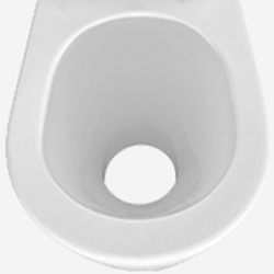 Ei-erotteleva posliini-istuin