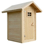 sopu puucee edestä maalaamattomana ilman sivuikkunaa