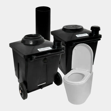 Green Toilet Lux kompostoiva kuivakäymälä sisäkäyttöön – tyylikäs posliini-istuin, hajuton käymälä ilman vettä mökille tai kotiin