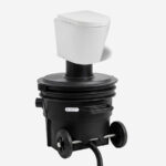 green toilet compact lux vedetön vessa pikkuvihrea