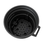 green toilet lux compact bin inside double base
